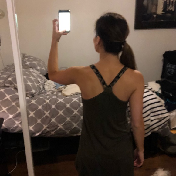 Dark green camouflage strap tank - Picture 6 of 6